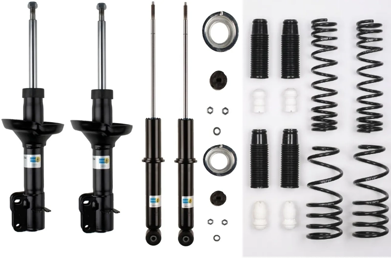 Eibach Lowering Springs, Bilstein Shocks + Bumpstops Golf Mk1 Cabrio Full Strut